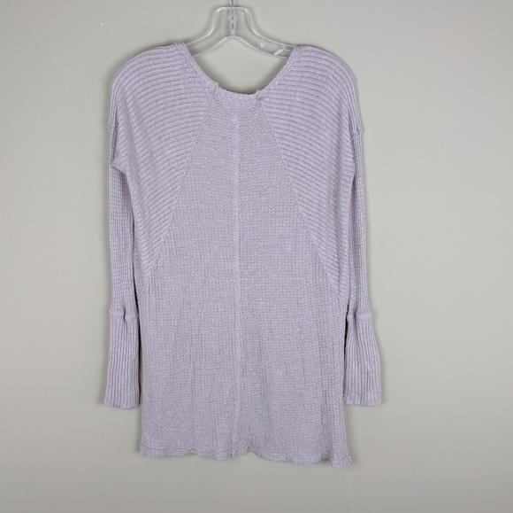 Free People | Pastel Purple Long Sleeve Top - E22 - Picture 5 of 5